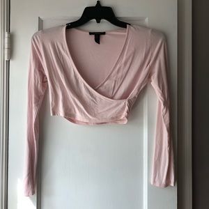 Long sleeved crop top